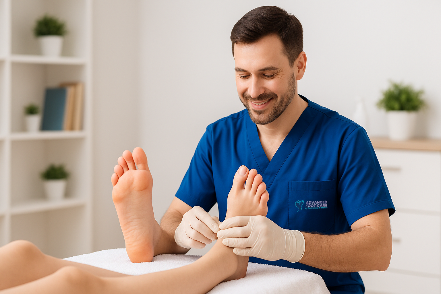 Podóloga serving Brownsville TX patients at Advanced Foot Care